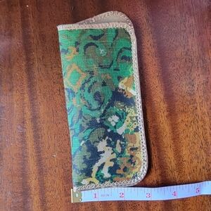 Vintage Canvas Glasses Case